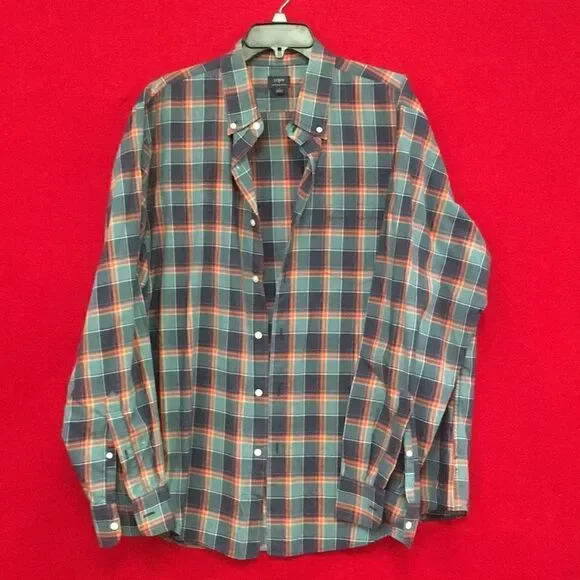 XL Plaid J.Crew Button Down Shirt EUC - Picture 2 of 6